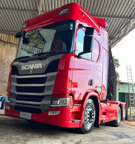 SCANIA R 450 6X2 2020/2021 - SÓ RODOU NA CEGONHA