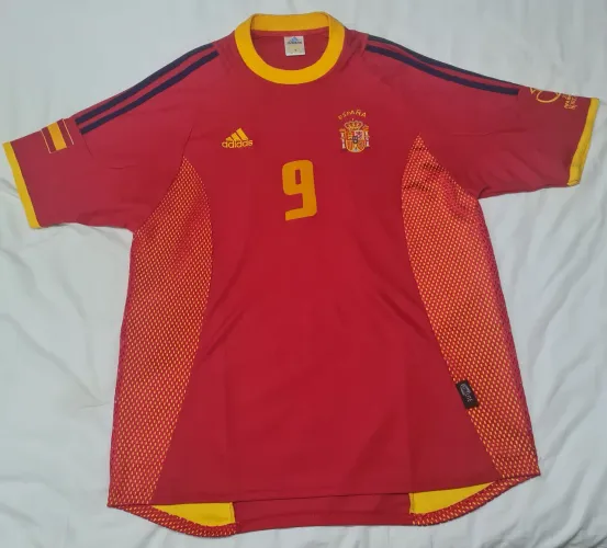 Camisa Espanha #9 MORIENTES - Copa 2002