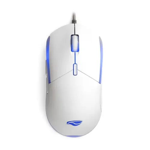 Mouse Gamer C3Tech MG-80WH White Rgb 3.200DPI com 6 Botões - WZetta