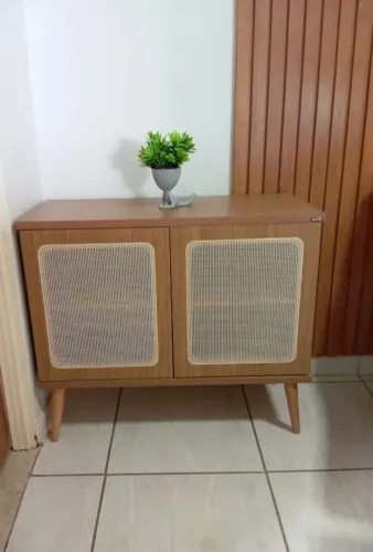 Balcão com 2 Portas Tela Sintética DIVIDIMOS EM ATÉ 10X SEM JUROS