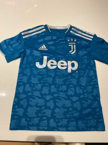 camisa juventus infantil original TAM 7/8 azul 