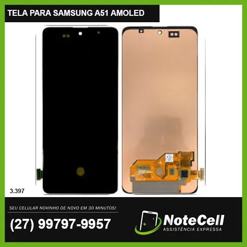 Tela Display P/ Samsung A51 Oled/Amoled Biometria Ok- Instalação Expressa Em 30 Minutos!
