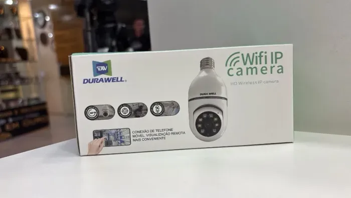 CAMERA LAMPADA DE IP DURAWELL