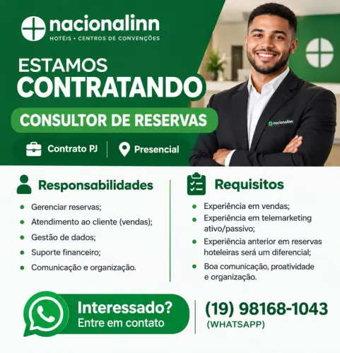 Consultor de reservas - Hotel 