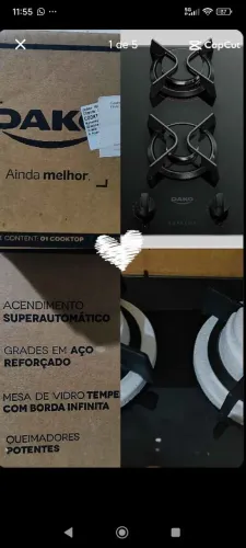 Vendo Cooktop 2 bocas 200,00