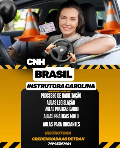 AULA PARTICULAR CARRO OU MOTO