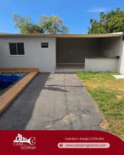CASA COM PISCINA À VENDA | JARDIM SCALA - TRINDADE