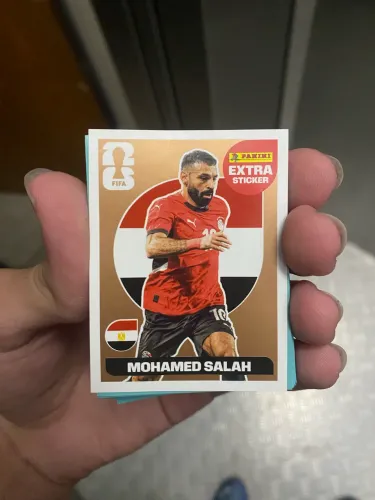 Figurinha extra sticker 2026  Mohamed Salah Bronze