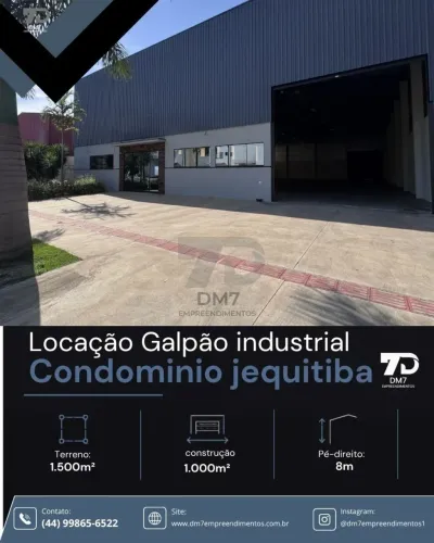 Galpao industrial condominio jequitiba