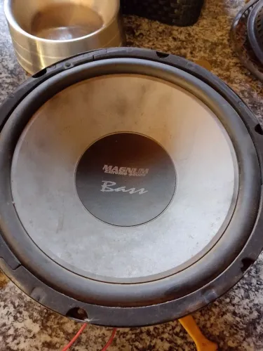 Subwoofer Magnum Bass 10 Polegada 500w Alto Falante Susp Bor