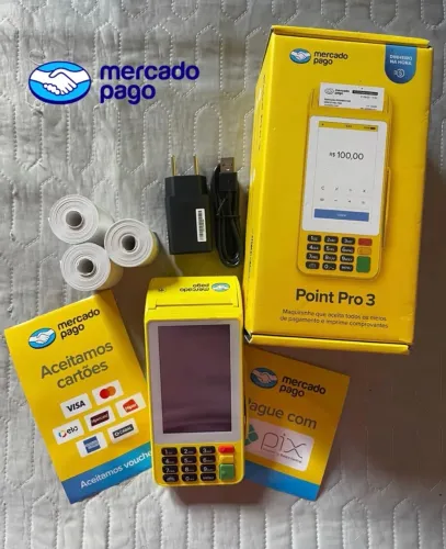 Máquina de cartão mercado pago Point pro 3