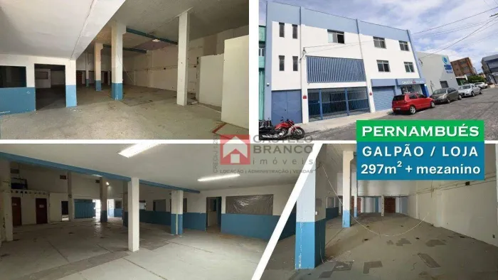 Jardim Brasília, Pernambués Galpão e Loja com 297m² e Mezanino, disponível para aluguel p