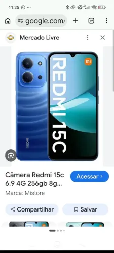 V não xiamoi redme 15c.256 GB com 8 de ram