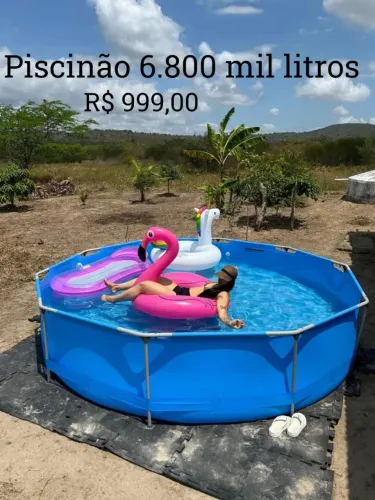 Piscinão 6.800 mil litros 