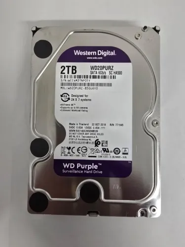 Hd Sata3 2tb Wd Purple 3.5 Wd20purz