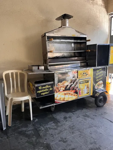 Carrinho de churrasco + Lona 