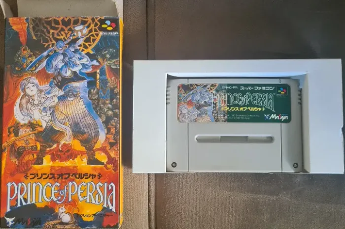 Prince Of Persia Super Nintendo Famicom Original Na Caixa