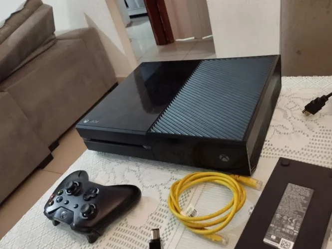 Xbox One Fat 500Gb Loja Física Garantia Parcelo Troco 1 Controle