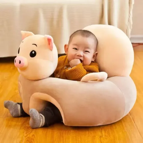 Assento puff para bebê acolchoado 