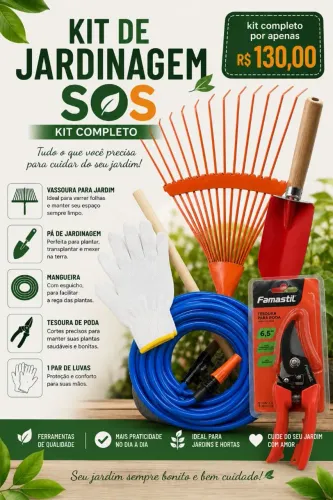 Kit jardinagem