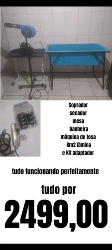Kit banho e tosa pet