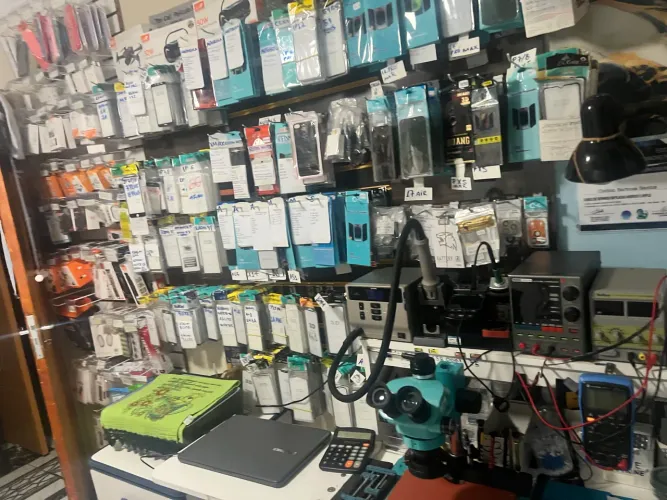 Bancada completa para assistência técnica de celular 