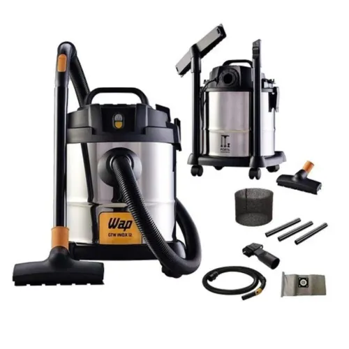 Aspirador de Pó e Água WAP Barril GTW INOX 12 1400w 220V 160mbar
