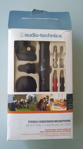 Microfone Condensador Estéreo - Audio-technica Atr-6250