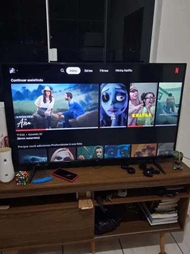 Vendo smartv Tcl Google TV 50 polegadas 4k.