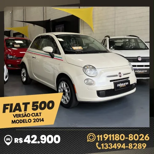 Fiat 500 Cult 1.4 Flex 8V EVO Dualogic 2014