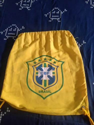 Mochila de tecido para a Copa do Mundo Novinha. Meu whatsapp: * 