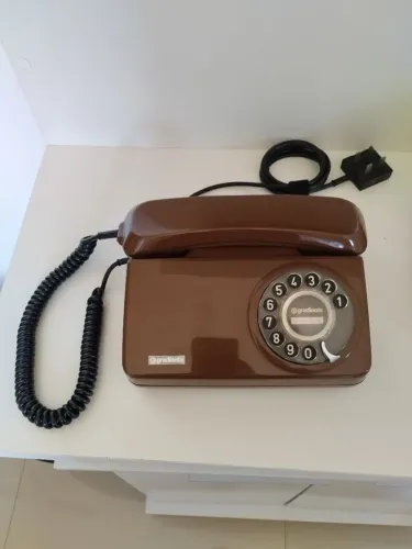 Telefone antigo disco raro
