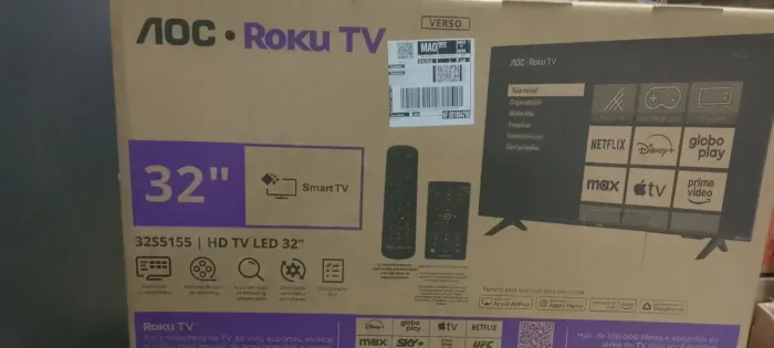 TV AOC Led  32 - Roku TV  - Nova na caixa 