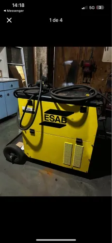 Aparelho de solda esab 455 4x4 smashweld