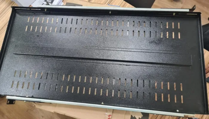 Bandeja Deslizante (DELL/HP) 1u X 1000mm Preta Para Rack Padrão 19 P