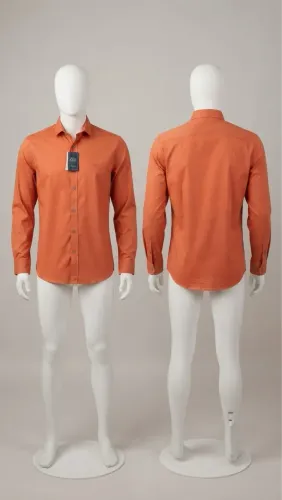 SEMANA DO DESAPEGO Camisa Social His Terracota Masculina