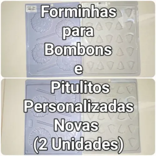 Forminhas Plásticas Personalizadas Novas 