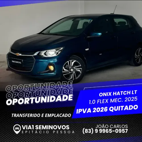 Chevrolet Onix Hatch LT 1.0 12V Flex Mec. 4P 2025