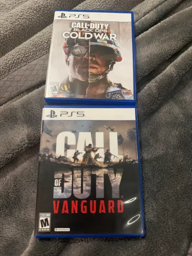 02 Jogos PS5 Call of Duty Originais ? Cold War + Vanguard