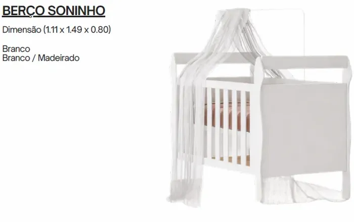 Berço Soninho Novo