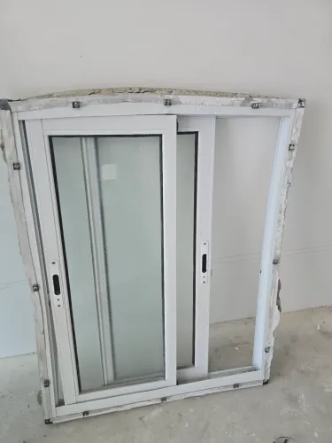 Janela Vitrô Alumínio Branco 2 Folhas - 80x100cm