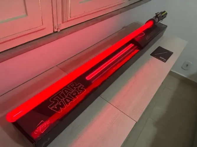 Sabre de luz Darth Vader Force FX Lightsaber Star Wars Hasbro - LEIA