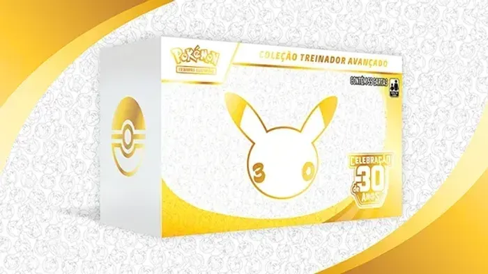 ETB Box Pokémon Coleção Treinador Avançado 30 Anos - Pt-br