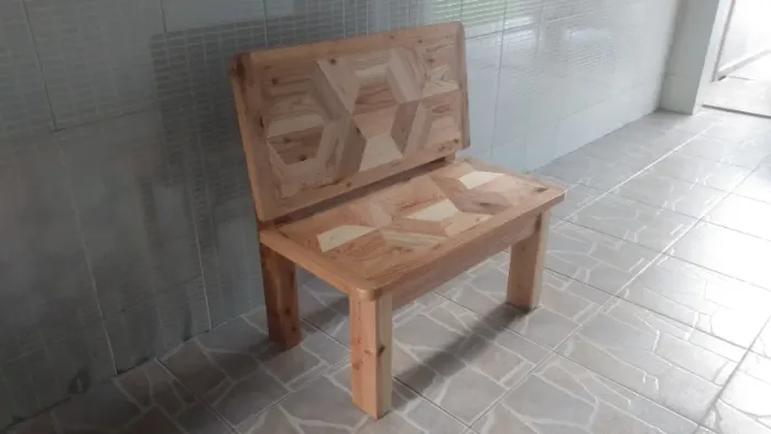 Banco de varanda Desenho 3D