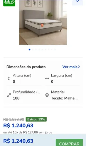 Colchão montreal softgrel molas ensacada de casal