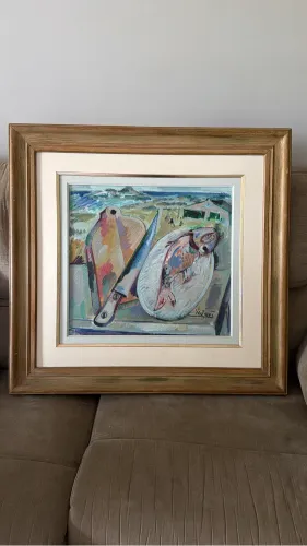 Pintura em oleo de Silvio Pléticos