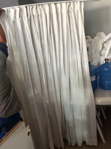 Cortinas com trilho 