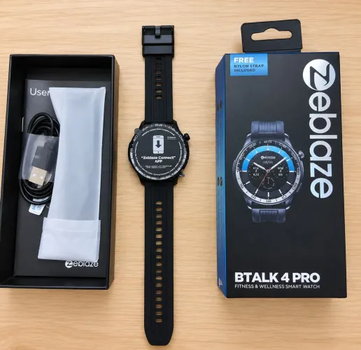 Smartwatch Zeblaze Btalk 4 Pro Amoled Preto Lacrado Original