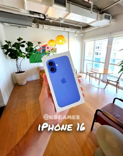 iPhone 16 128GB Ultramarine - Lacrado - RETIRE AGORA ABC SP