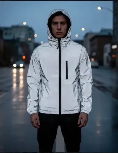 Jaqueta Impermeável Refletiva Masculina